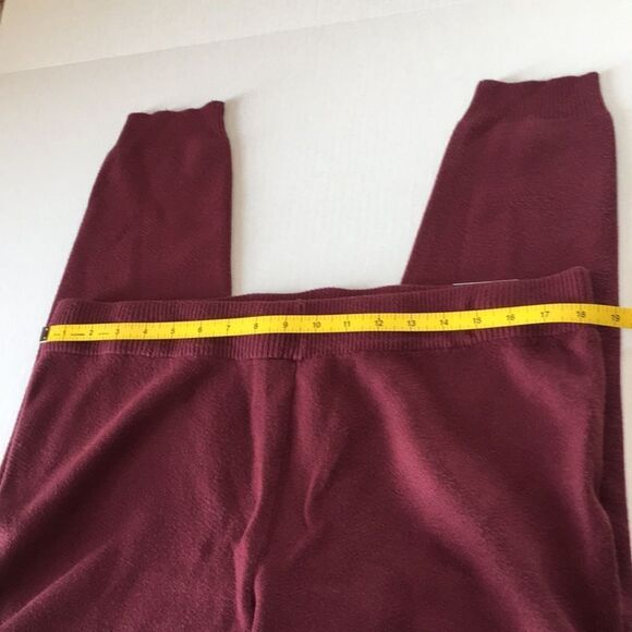 NWT Torrid Full Length Signature Waist Sweater Maroon Leggings Joggers Sz 3 - Picture 9 of 16